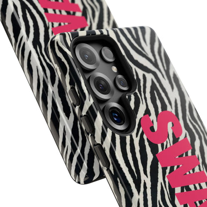 Zebra Print  "SWAG" Tough Case