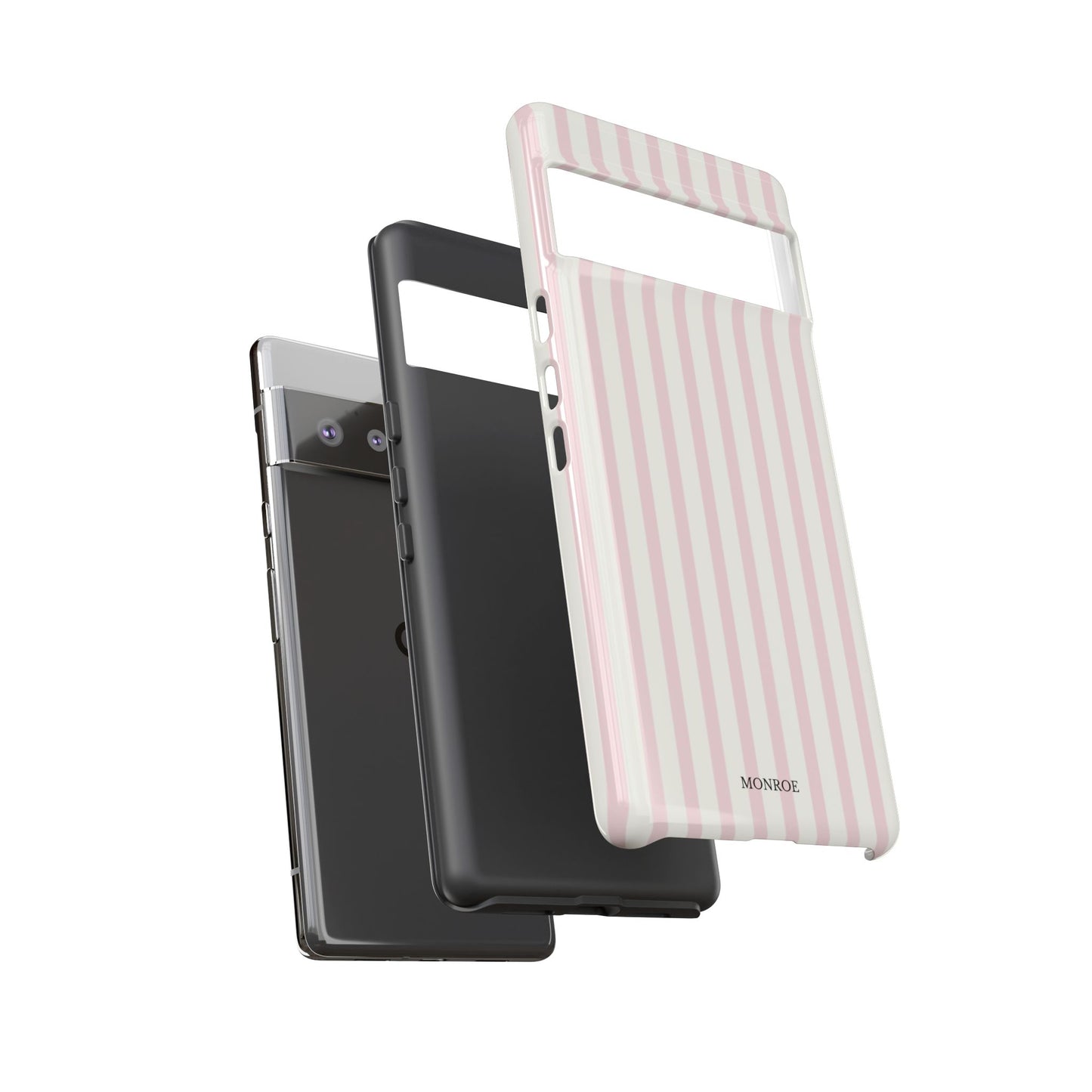 Light Pink Stripe Tough Phone Case