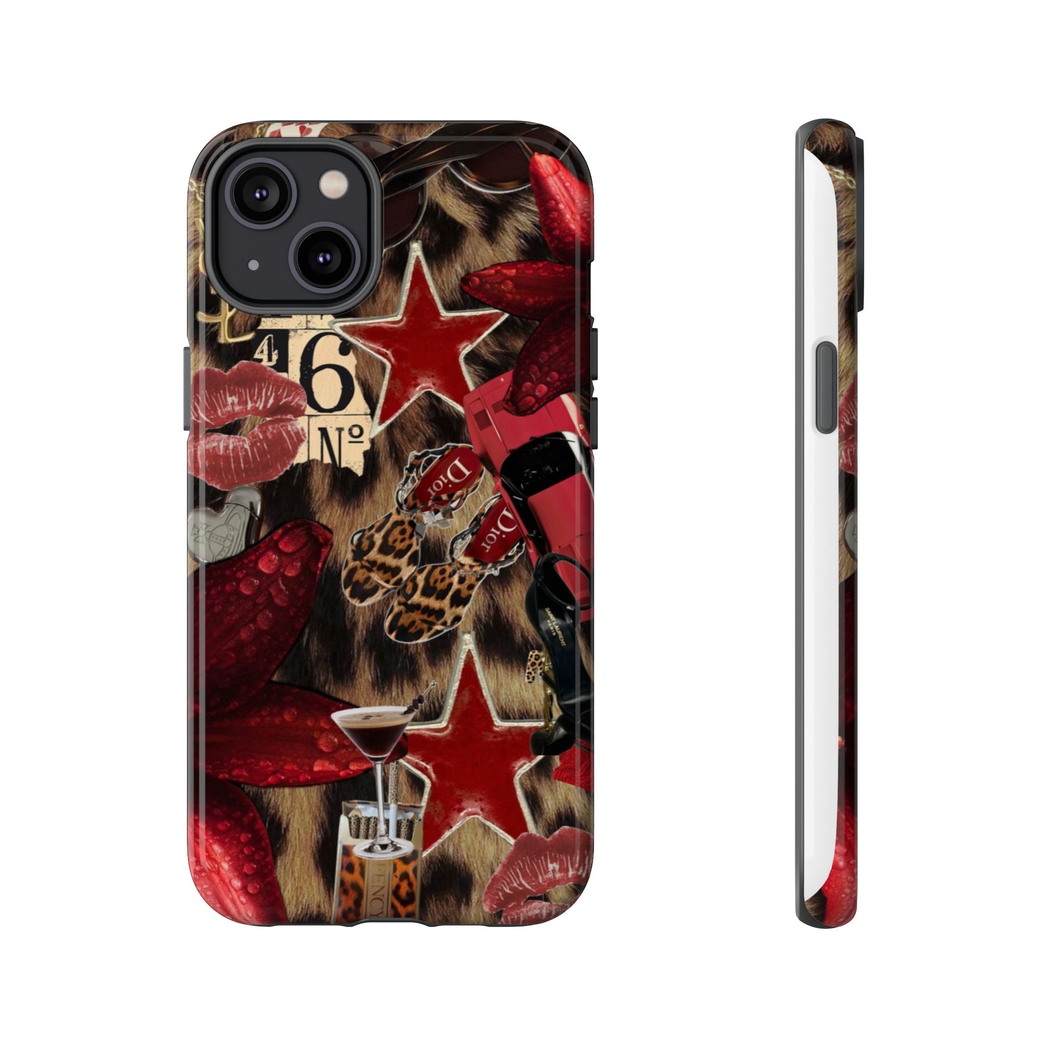 Cheetah Red Phone Case