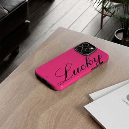 Hot Pink 'Lucky' Tough Case