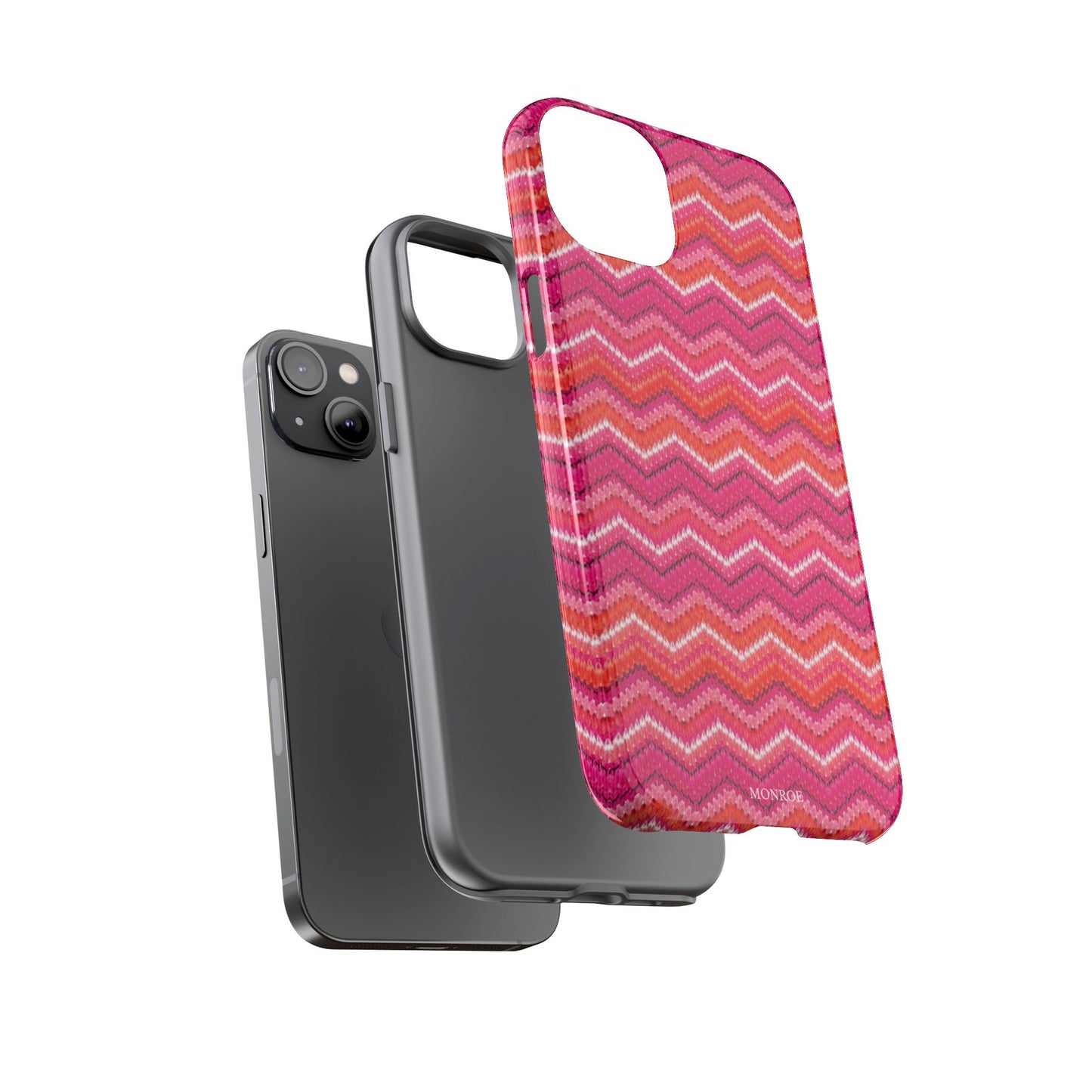 Pink Zigzag Tough Case