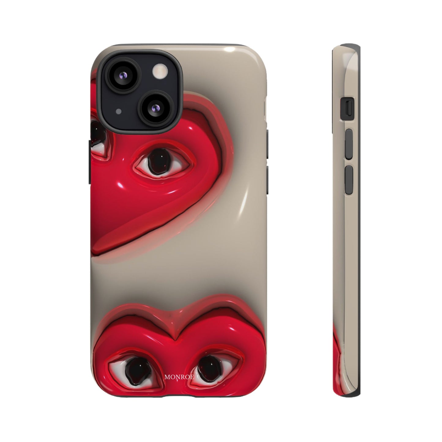 Red Heart Eyes Tough Case
