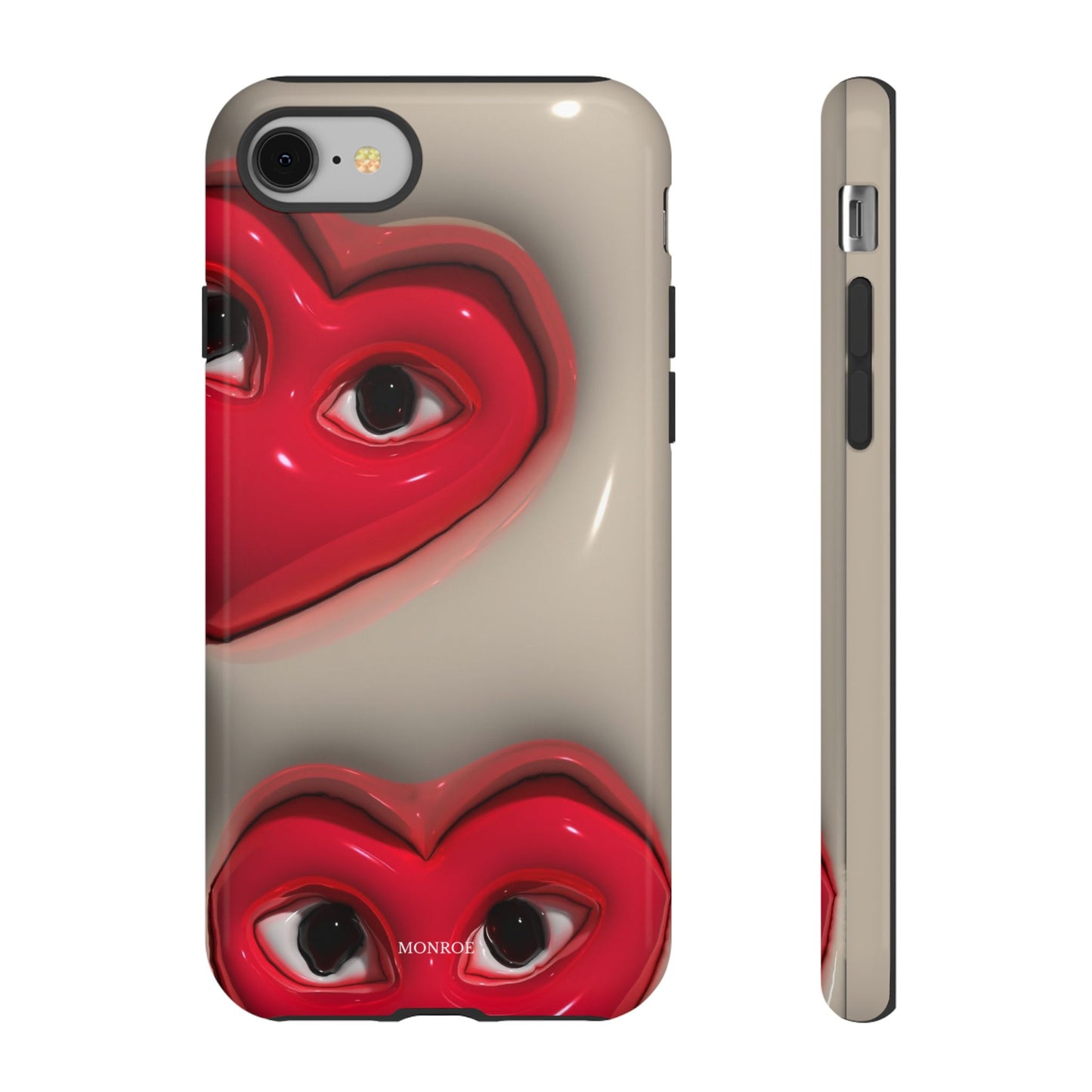 Red Heart Eyes Tough Case