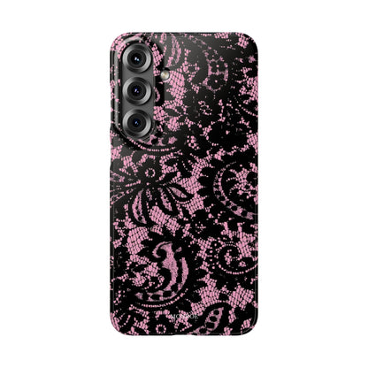 Pink Lace Pattern Case