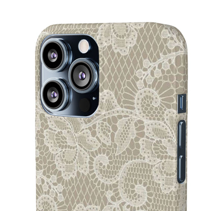 Vintage Beige Lace Case