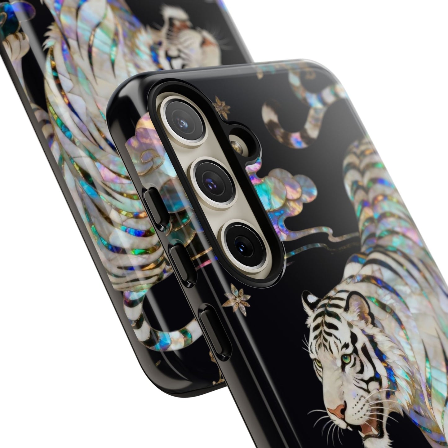 Iridescent White Tiger Tough Case