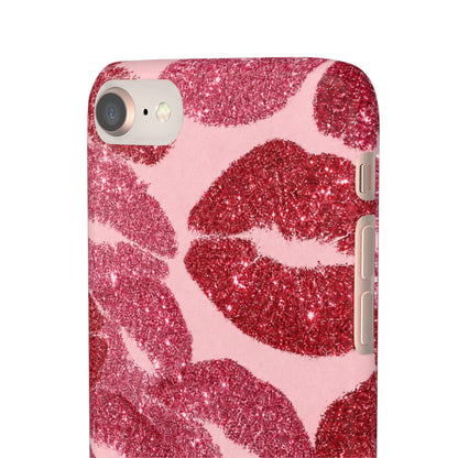 Pink Glitter Kiss Case