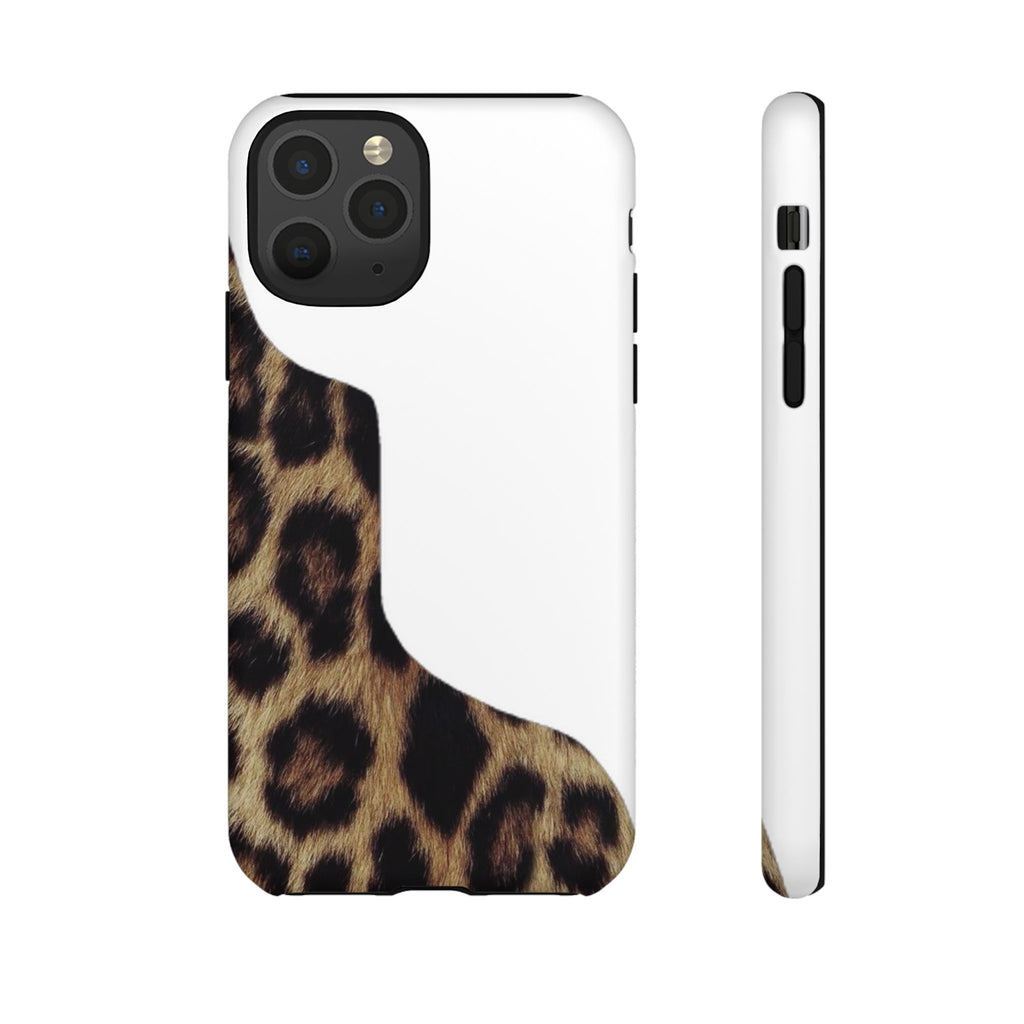 Half Cheetah Print Phone Case