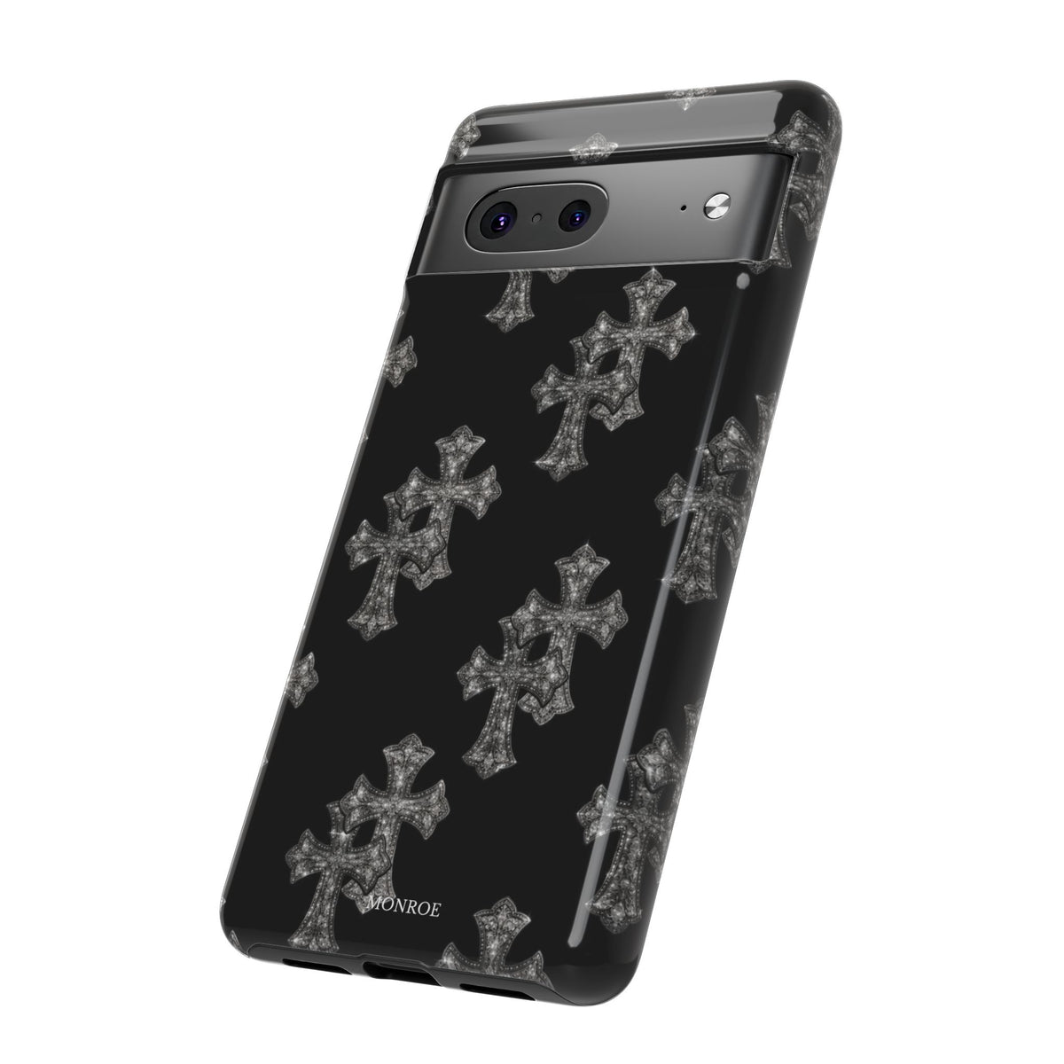 Black Crystal Cross Tough Case