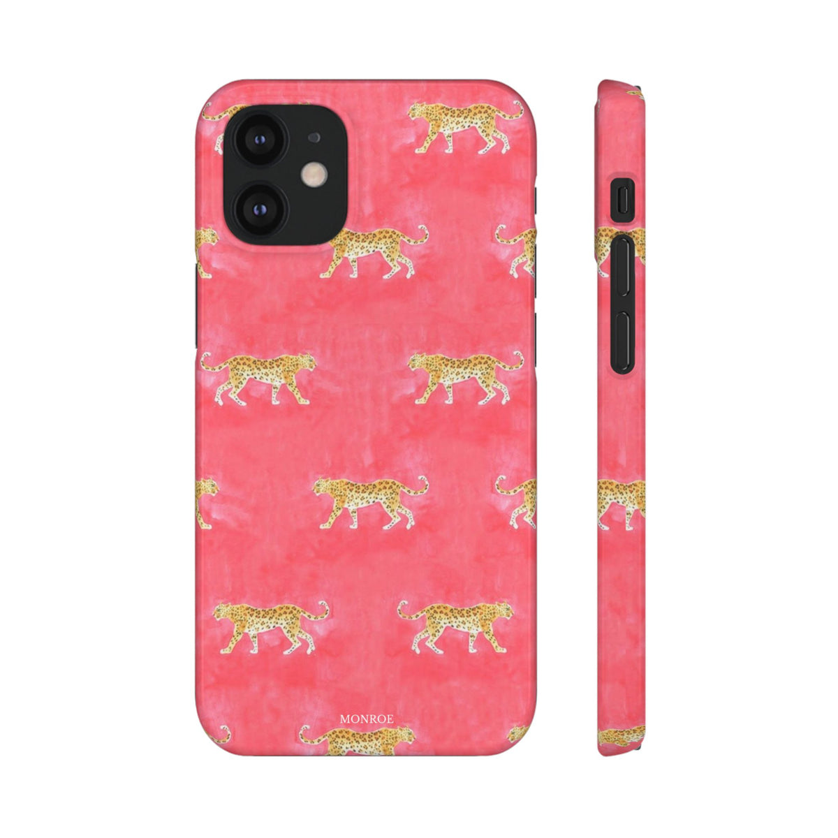 Pink Watercolor Leopard Case