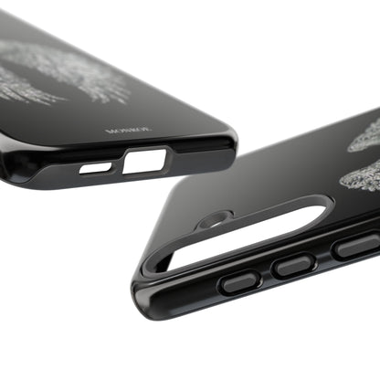 Silver Wings Black Tough Case