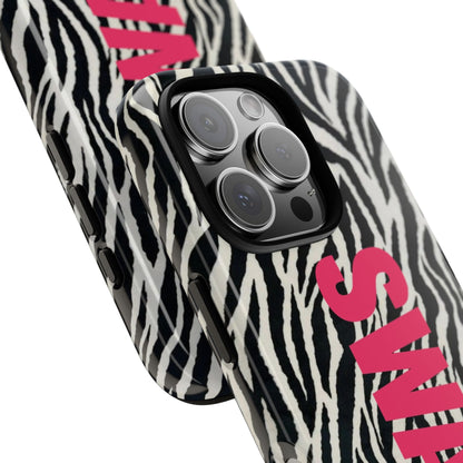 Zebra Print  "SWAG" Tough Case
