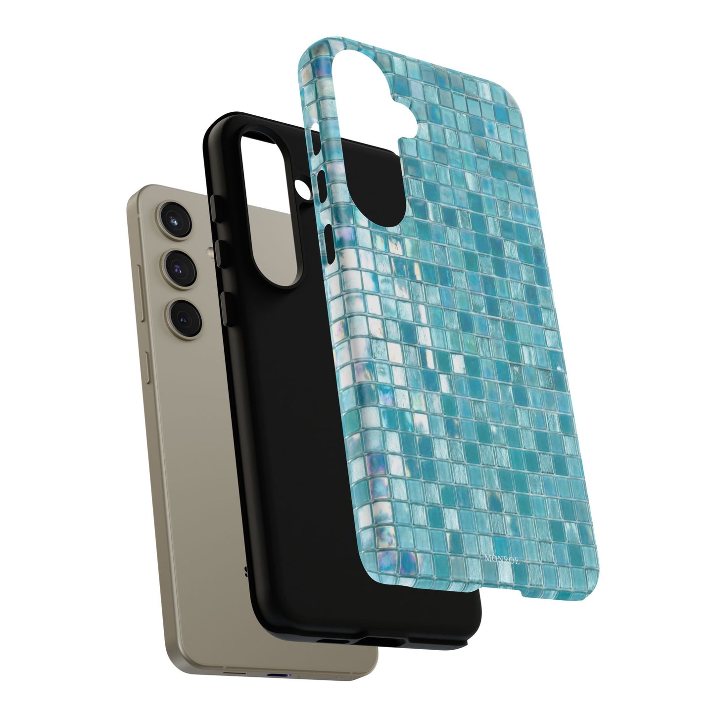 Hot Blue Mosaic Tile Tough Case