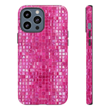 Hot Pink Mosaic Tough Case