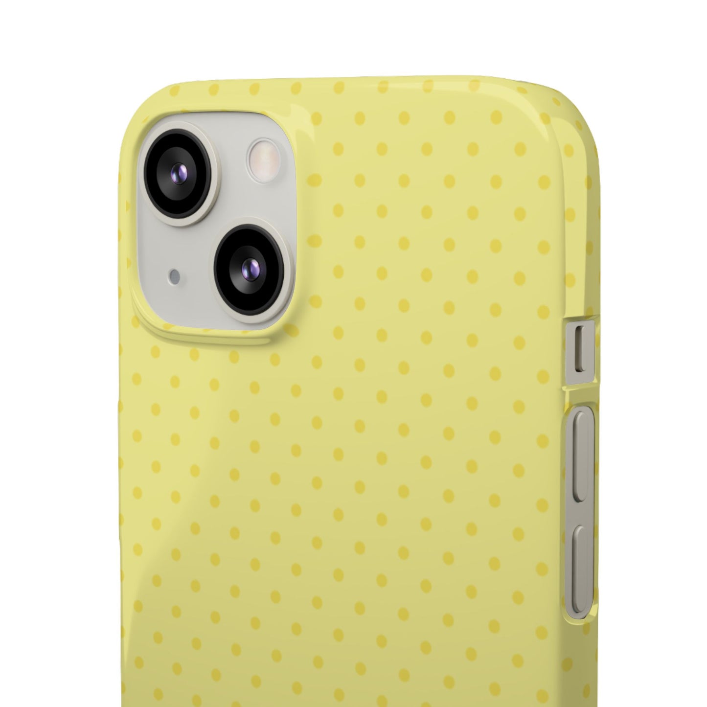 Yellow Polka Dot Snap Phone Case