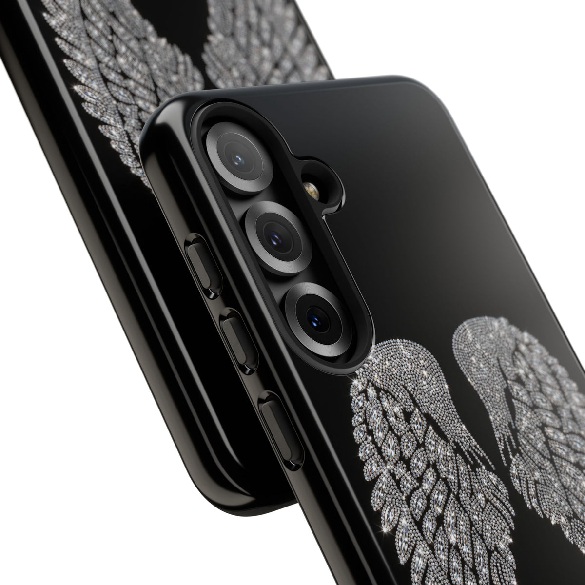 Silver Angel Wings Tough Case