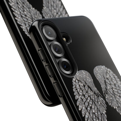 Silver Angel Wings Tough Case