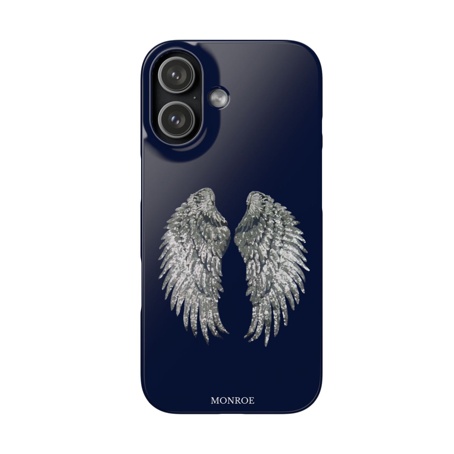 Navy Angel Wings Case