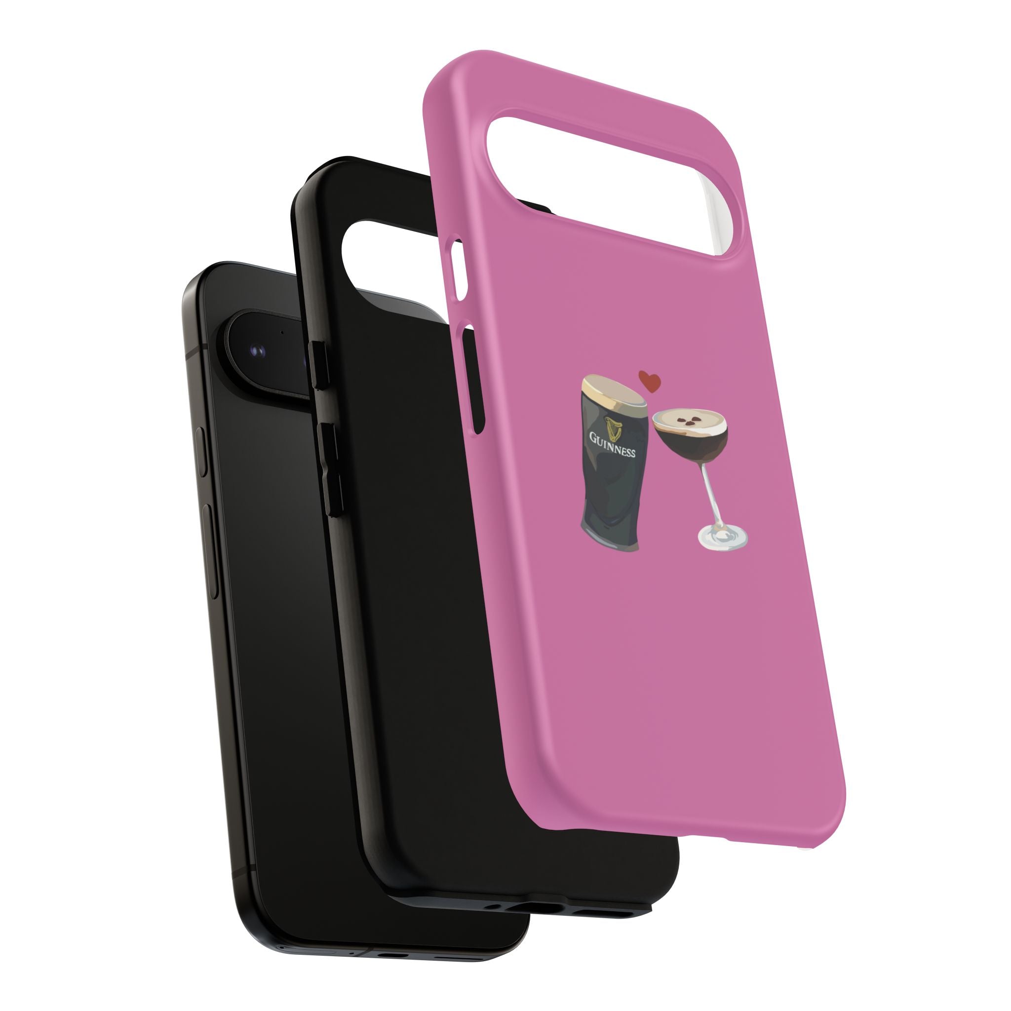 Pint & Wine Glass (Pink) Tough Case