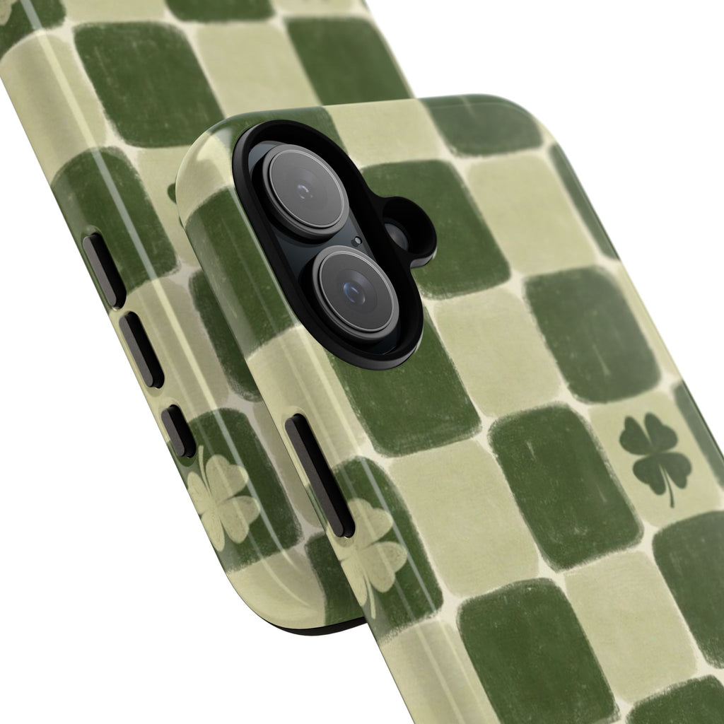 Clover Checker Tough Phone Case