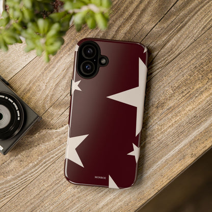Burgundy Stars Tough Case