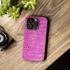 Purple Croc Phone Case