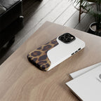 Half Cheetah Print Phone Case