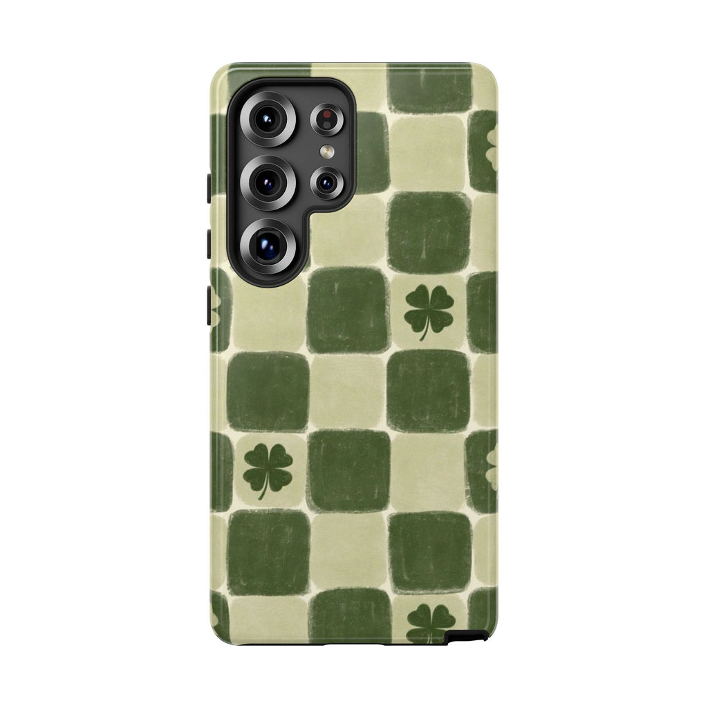 Clover Checker Tough Phone Case