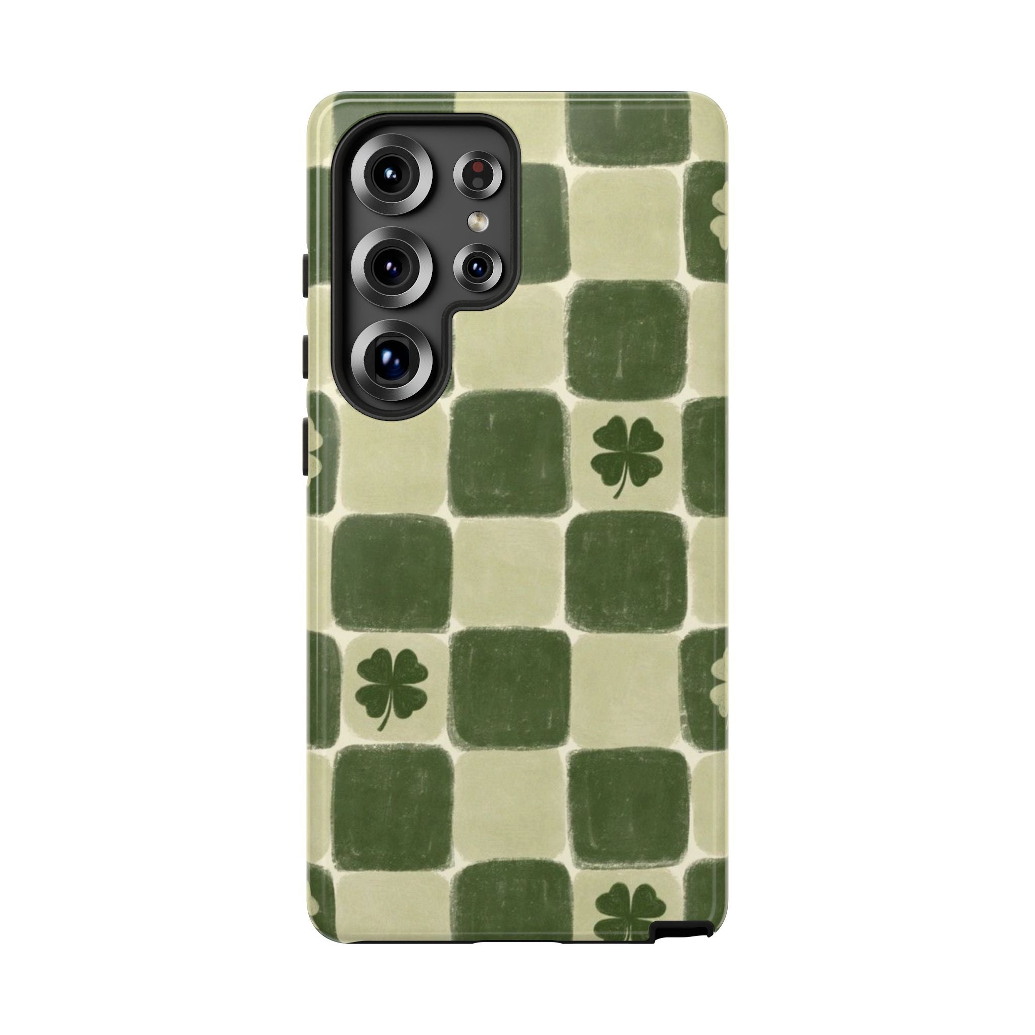 Clover Checker Tough Phone Case