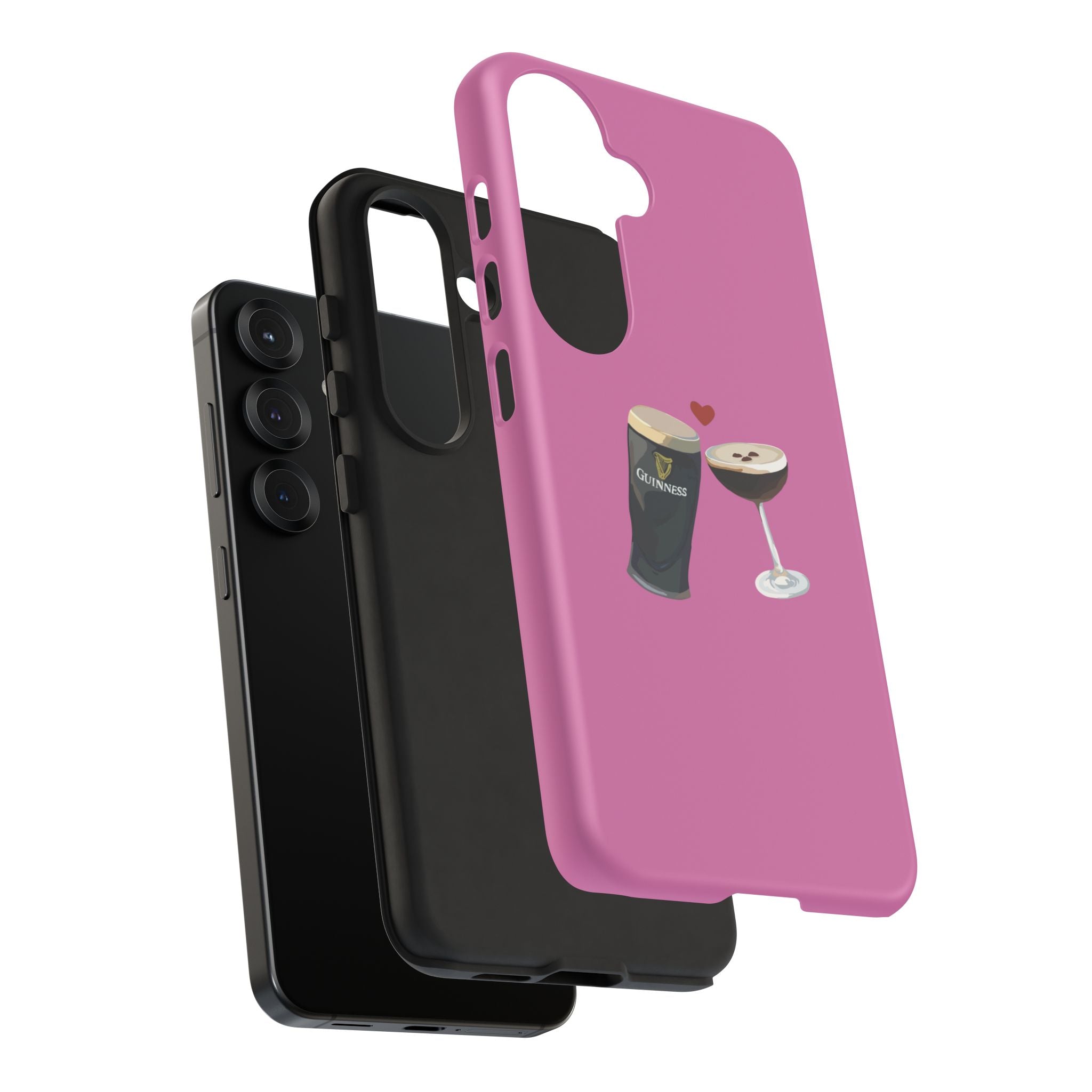 Pint & Wine Glass (Pink) Tough Case