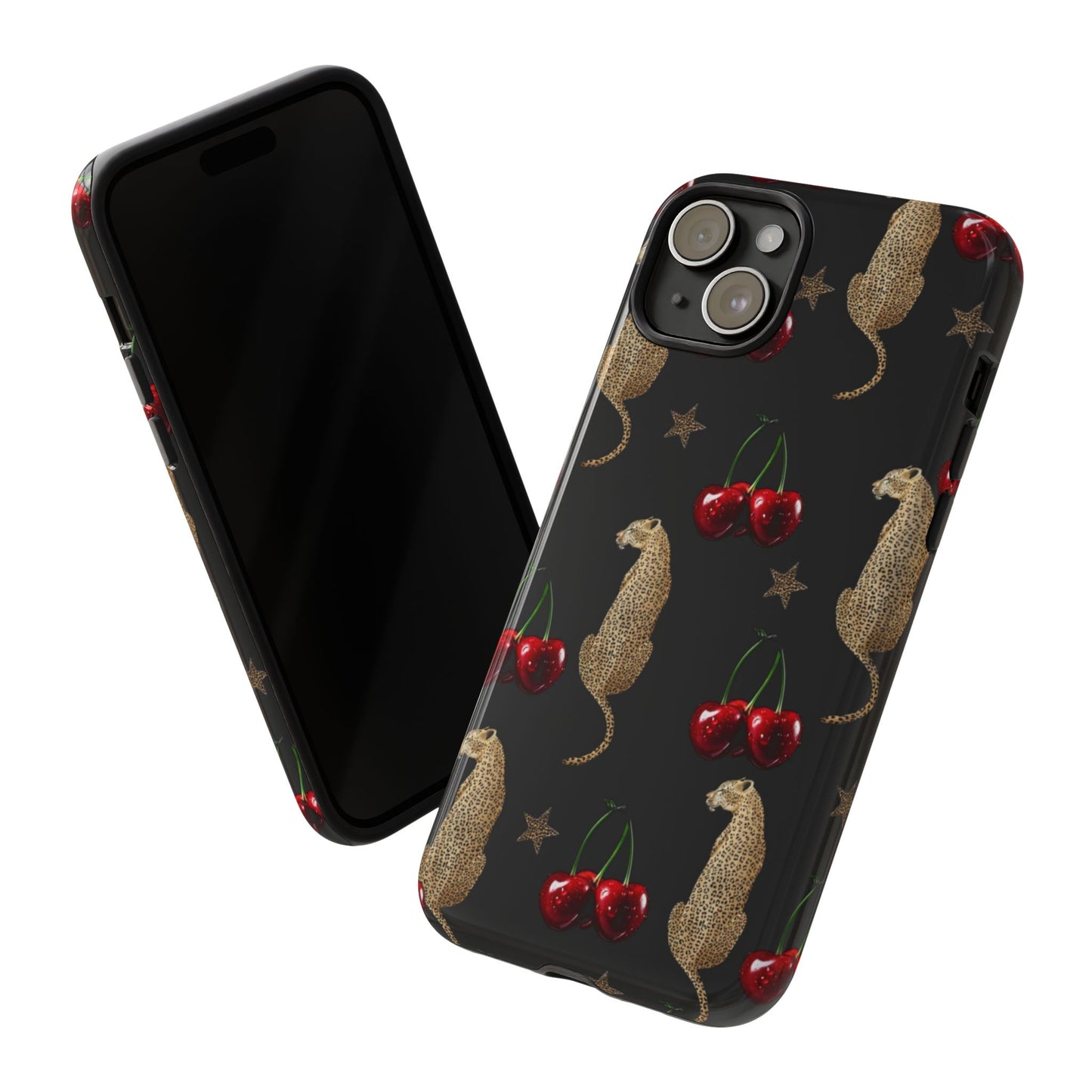 Leopard & Cherry Tough Case