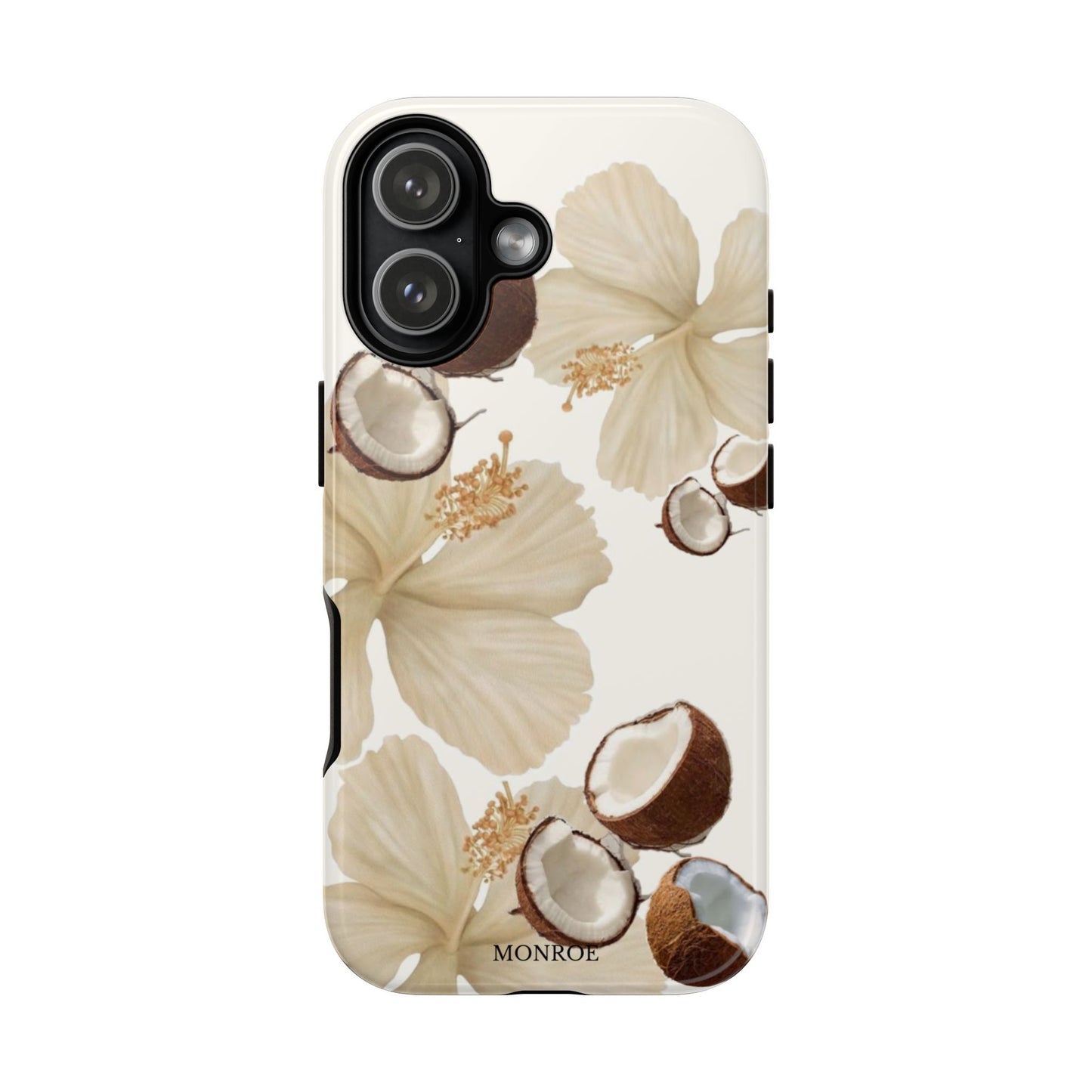 Tropical Coconut Floral Tough Case