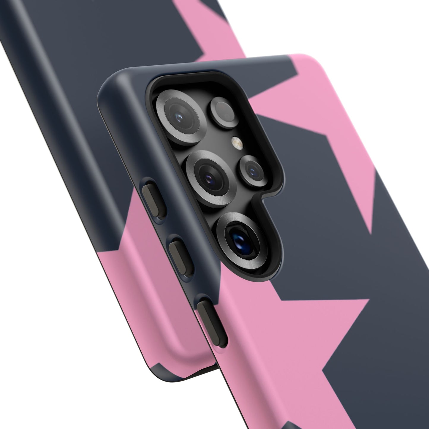 Navy & Pink Star Tough Cover