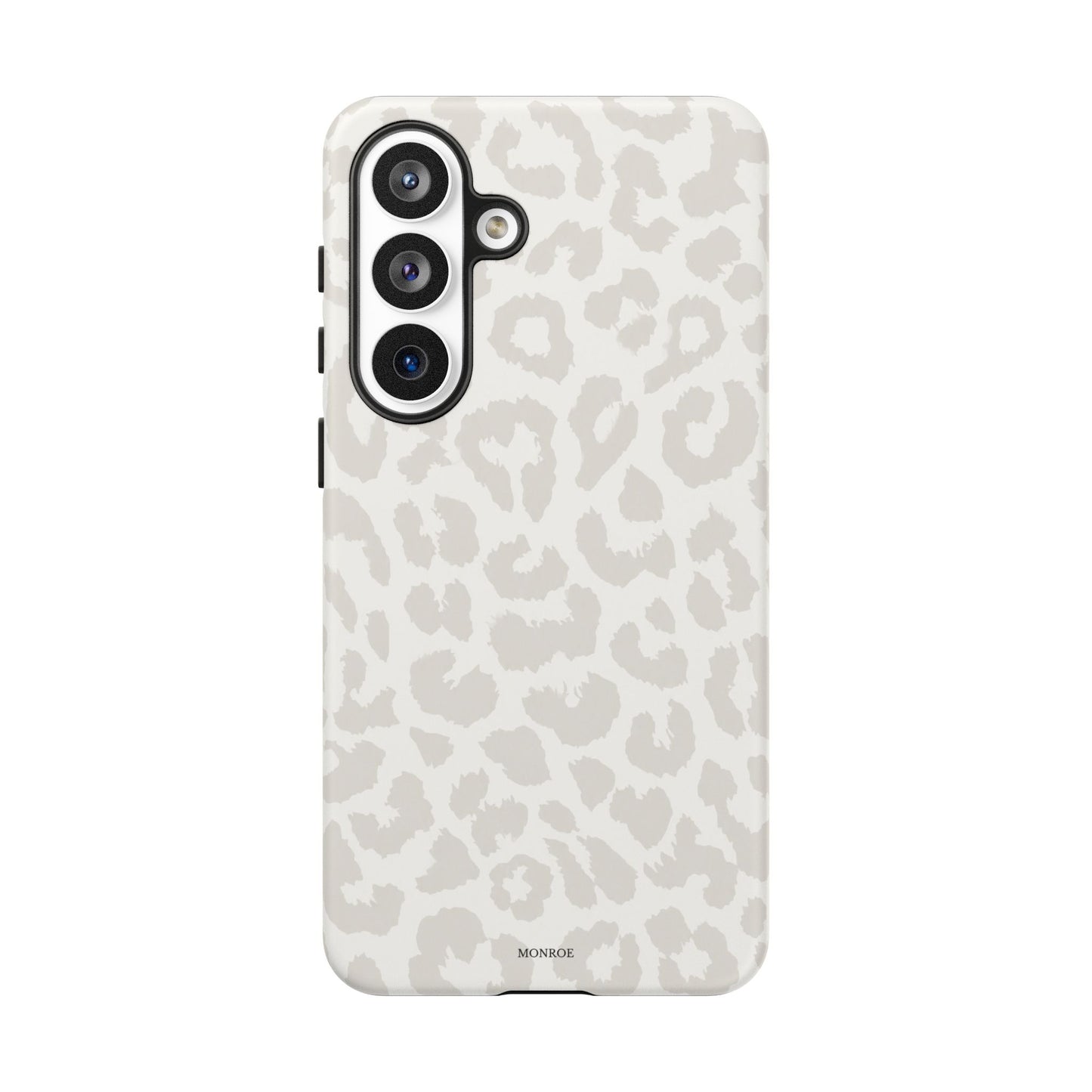 White Leopard Print Tough Case