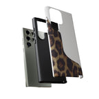 Half Cheetah Print Phone Case
