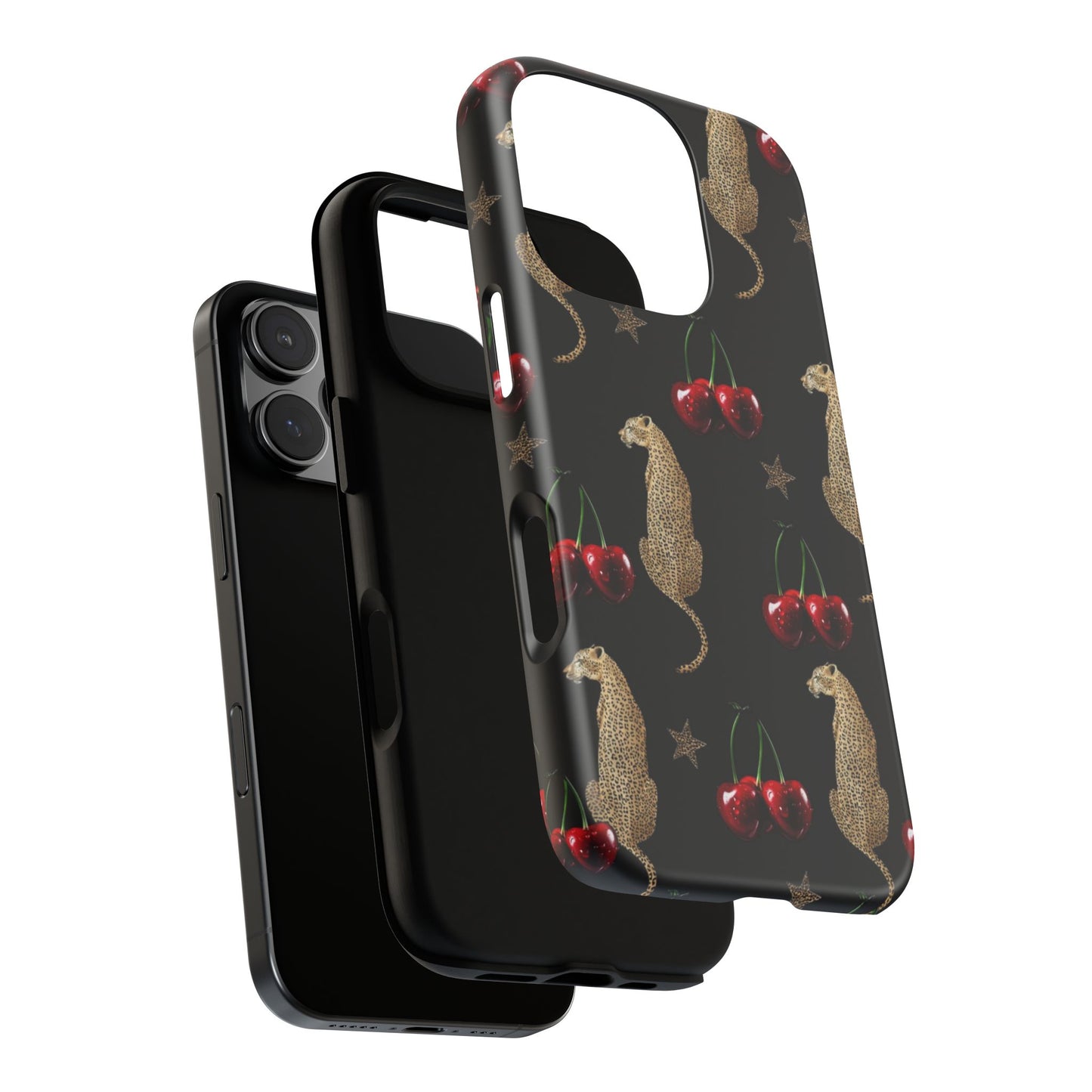Leopard & Cherry Tough Case