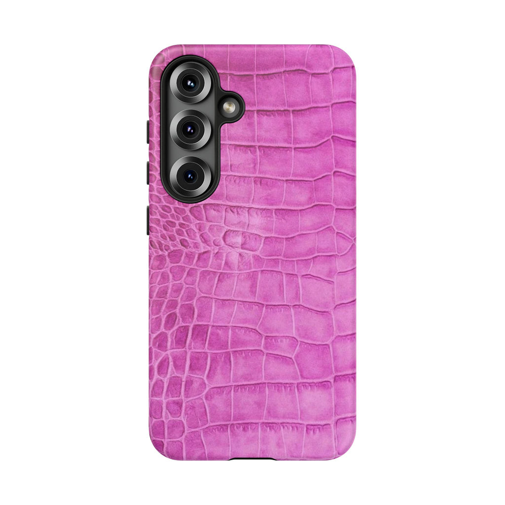 Purple Croc Phone Case