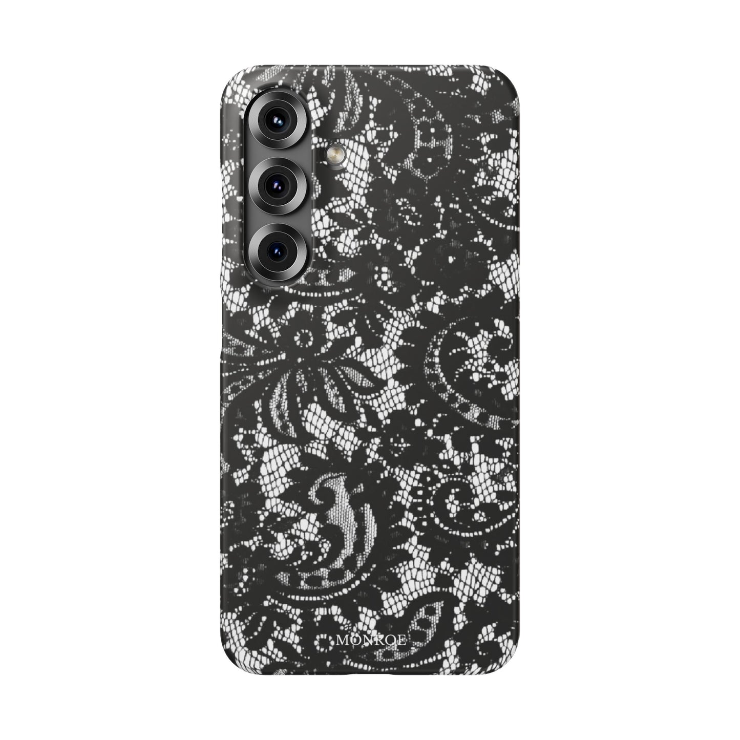 Black Lace Elegant Pattern Case