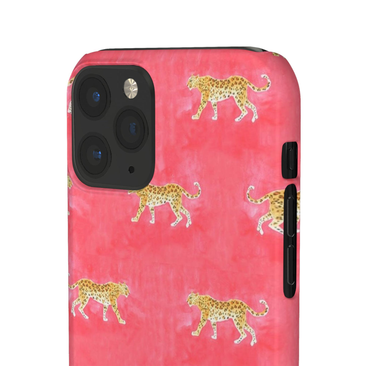 Pink Watercolor Leopard Case