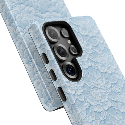 Glacier Blue Lace Tough Case