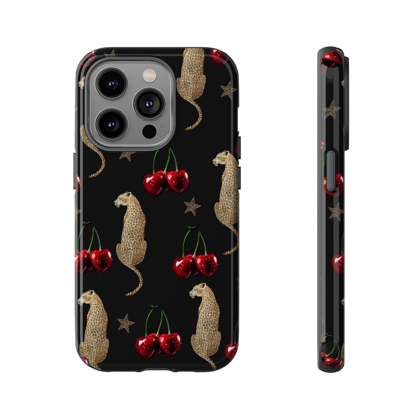 Leopard & Cherry Tough Case