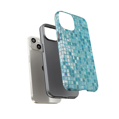 Hot Blue Mosaic Tile Tough Case