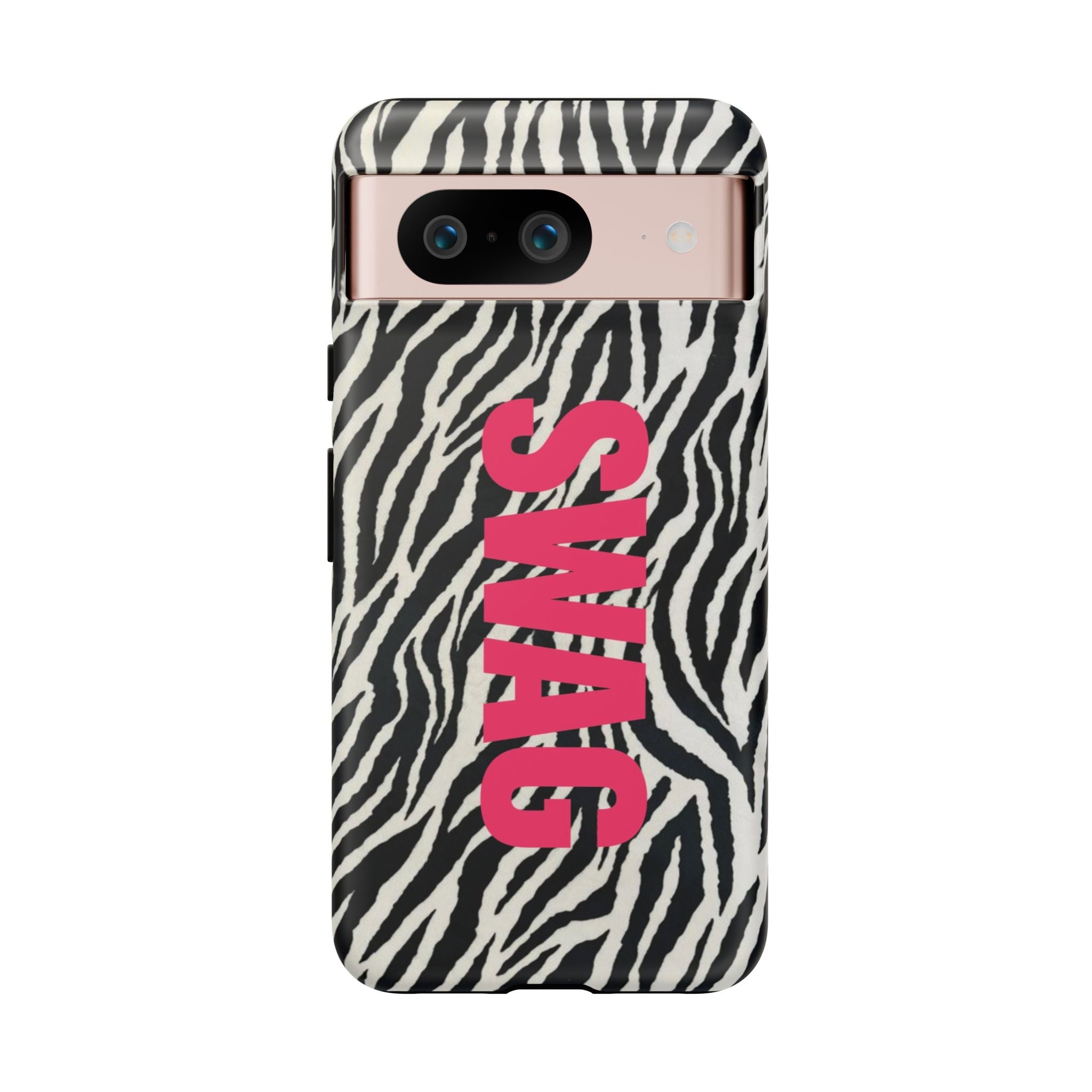 'SWAG' Zebra Print Tough Case