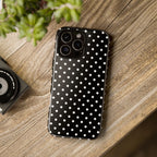 Black Polka Dot Phone Case