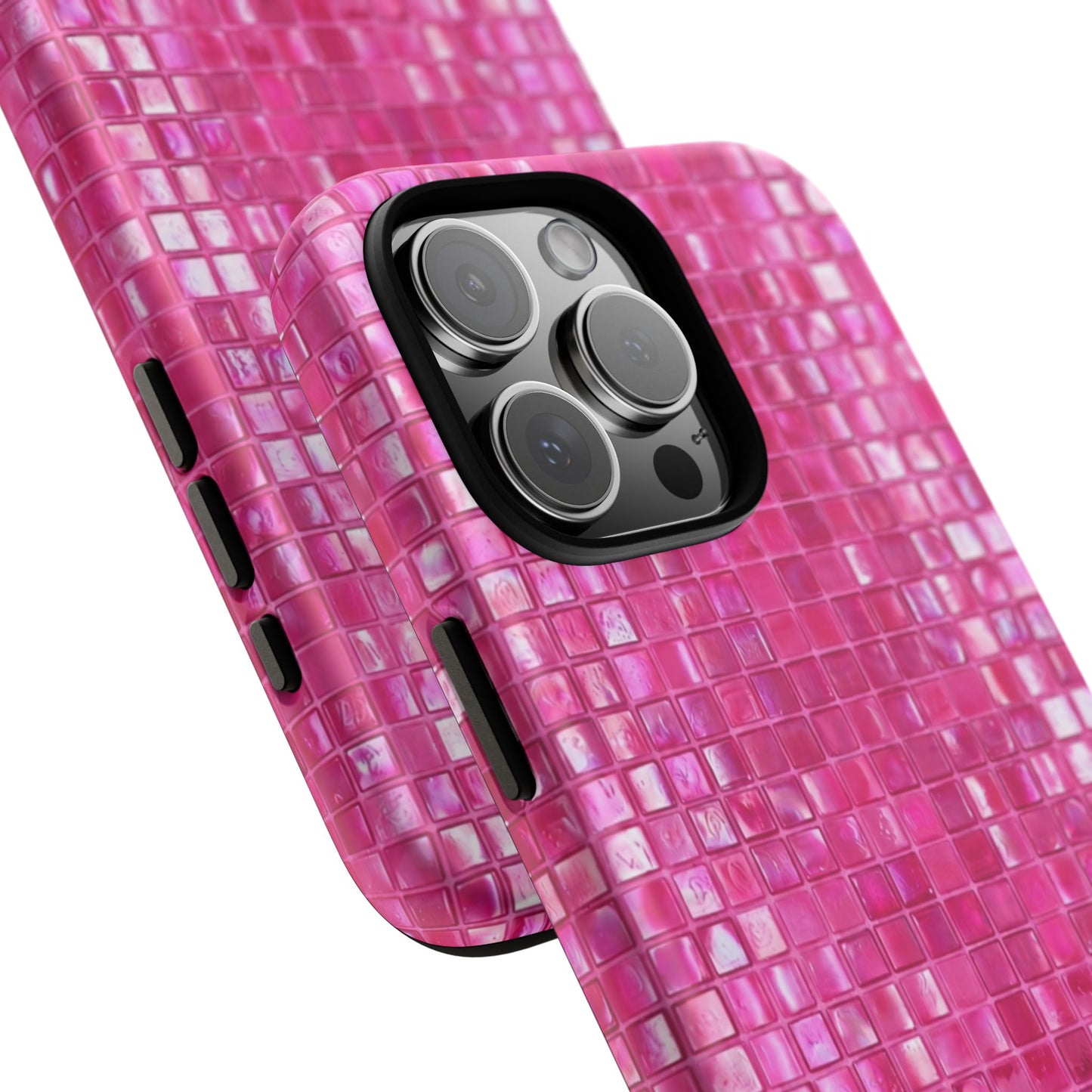 Hot Pink Mosaic Tough Case