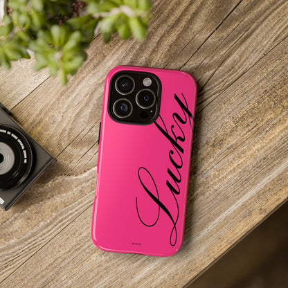 Hot Pink 'Lucky' Tough Case