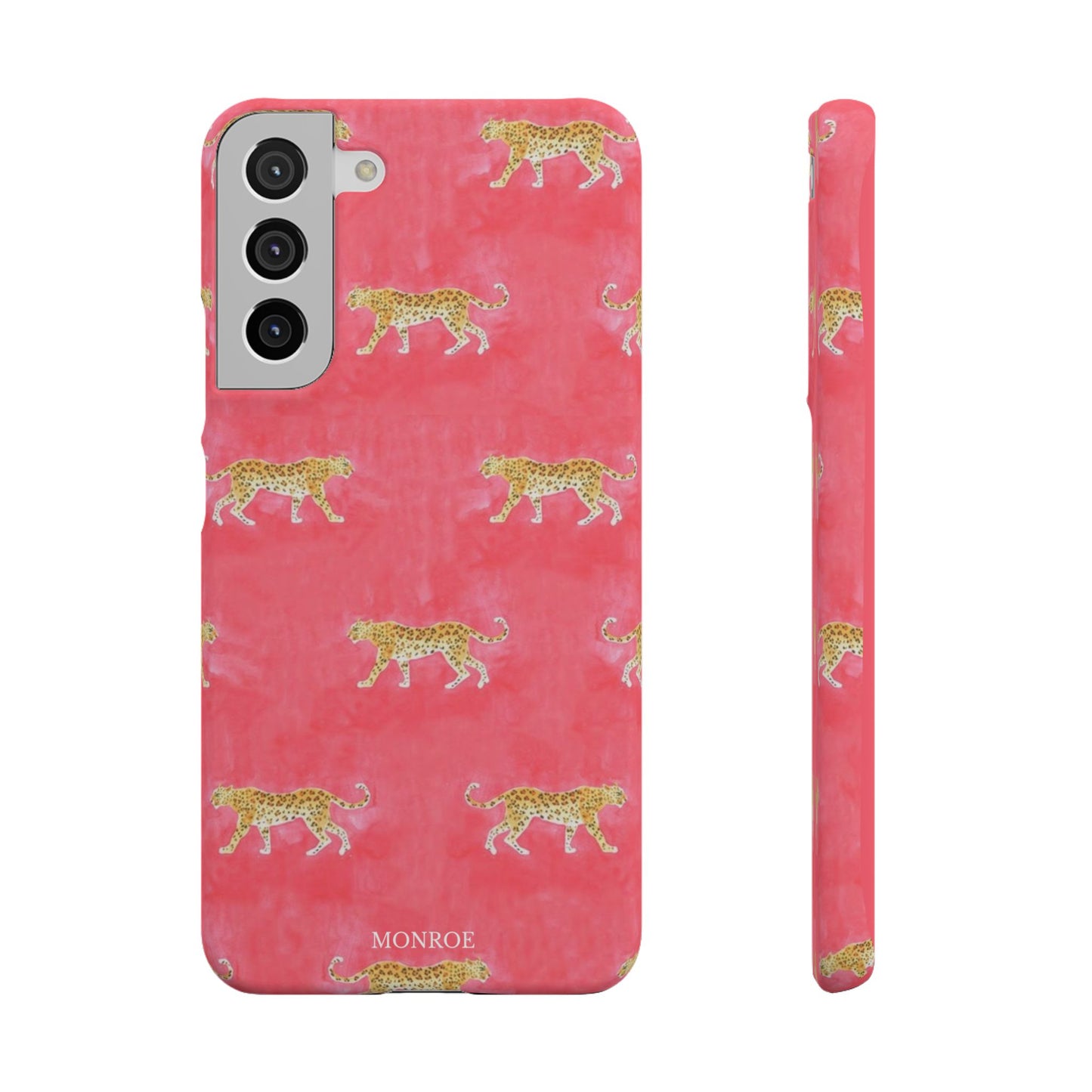 Pink Watercolor Leopard Case
