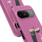 Pint & Wine Glass (Pink) Tough Case