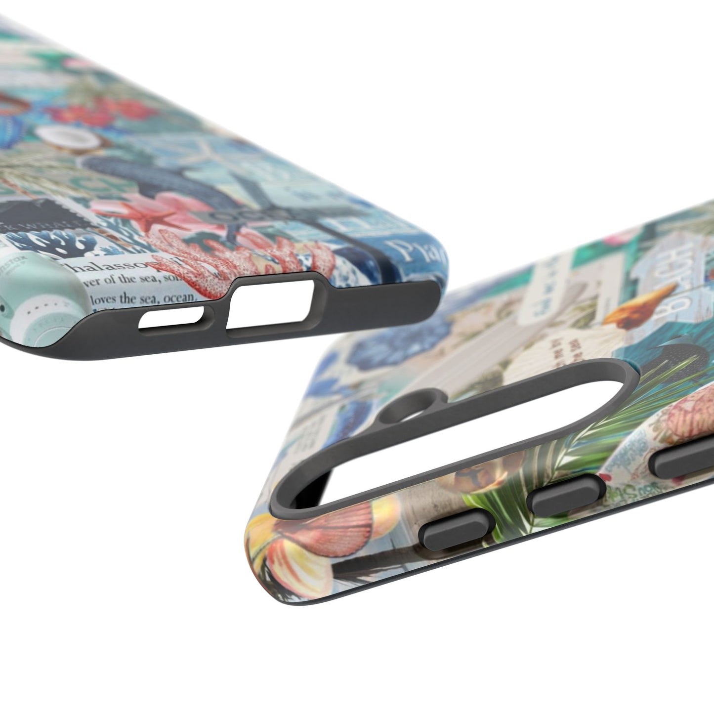 Tropical Beach Collage Tough Case