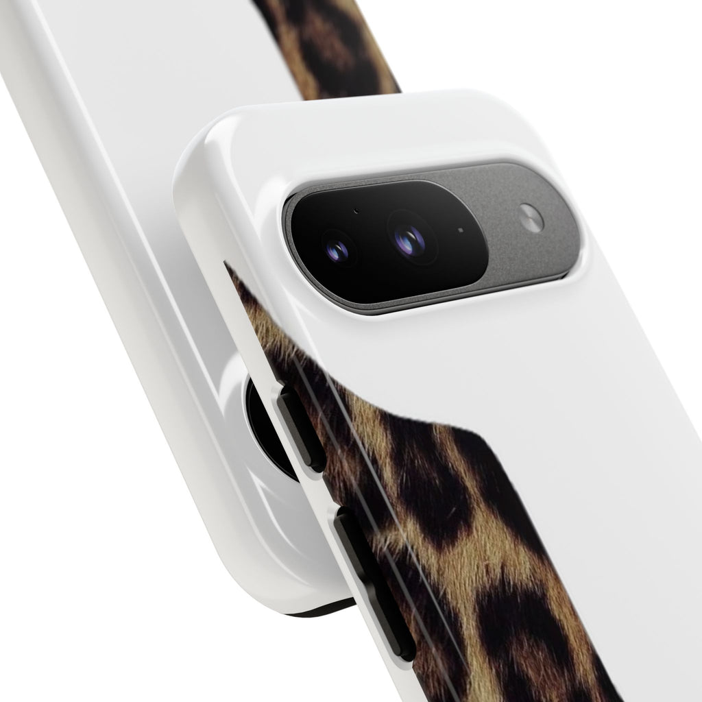 Half Cheetah Print Phone Case